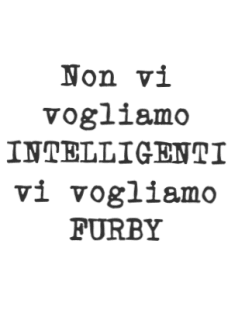 maglietta Furby, the origin