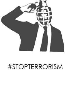 maglietta #stopterrorism