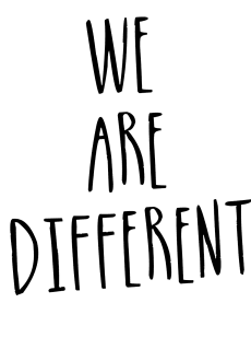 maglietta T-shirt - We Are Different 