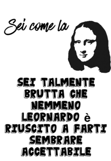 maglietta Brutta ma Gioconda