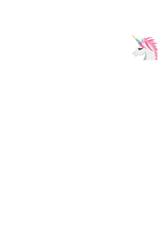 maglietta 'i'm an unicorn!'