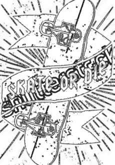 maglietta skate or die