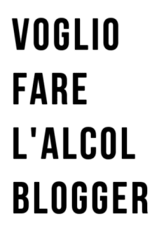 maglietta Alcol Blogger