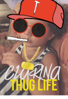 maglietta thug life