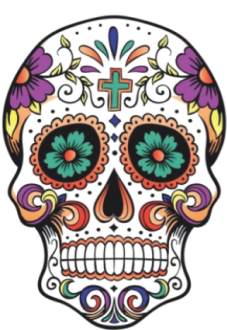 maglietta Mexican•Skull