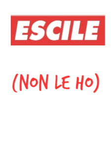 maglietta #escile