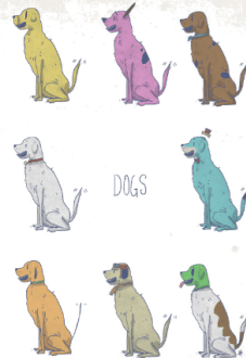 maglietta Dogs