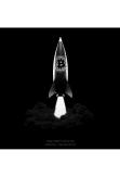 maglietta Bitcoin Rocket - Bitcoin to the Moon - versione black II