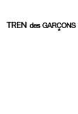 maglietta Tren X Commè Des Garçon
