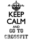 maglietta Keep Calm Crossfit