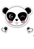 maglietta cute panda