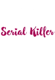 maglietta inner serial killer (versione scritte bianche/ fucsia)