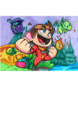 maglietta ALEX KIDD 90's