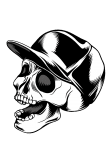 maglietta The Baseball Skull