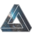 maglietta Triangle Galaxy