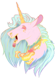 maglietta Pastel gore unicorn