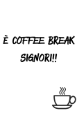maglietta Coffee Break