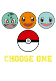 maglietta Choose one Pokémon