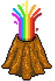 maglietta RAINBOW VOLCANO