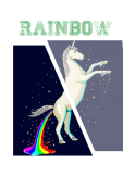 maglietta Rainbow Unicorn