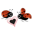 maglietta Coccinelle innamorate