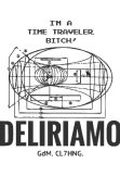 maglietta Time Travel Theory Loves Deliriamo