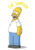 maglietta Simpson t-shirt 