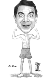 maglietta Mr. Bean is happy