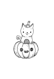 maglietta Pumpkin cat