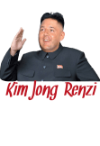 maglietta Maglia Kim Jong-Renzi