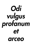 maglietta Vulgus profanum