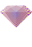 maglietta Diamond optical illusion