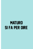 maglietta Maturità 