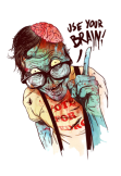 maglietta zombie shirt 