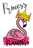 maglietta Princess Flamingo