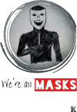 maglietta We're all Masks
