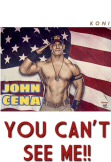 maglietta John Cena - You can’t see me!!