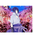 maglietta Sasuke theme sakura