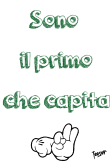 maglietta sono il primo che capita