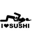 maglietta I love sushi