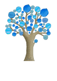 maglietta blue tree 