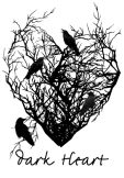 maglietta dark heart 