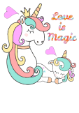 maglietta Love is magic