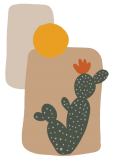 maglietta abstract summer :cactus 