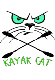 maglietta Kayak Cat Monster logo