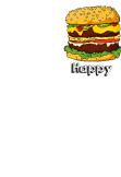 maglietta hamburger 