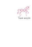 maglietta think unicorn