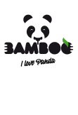 maglietta I love Panda Bamboo