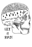 maglietta Rain Skull