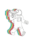 maglietta Spaceman